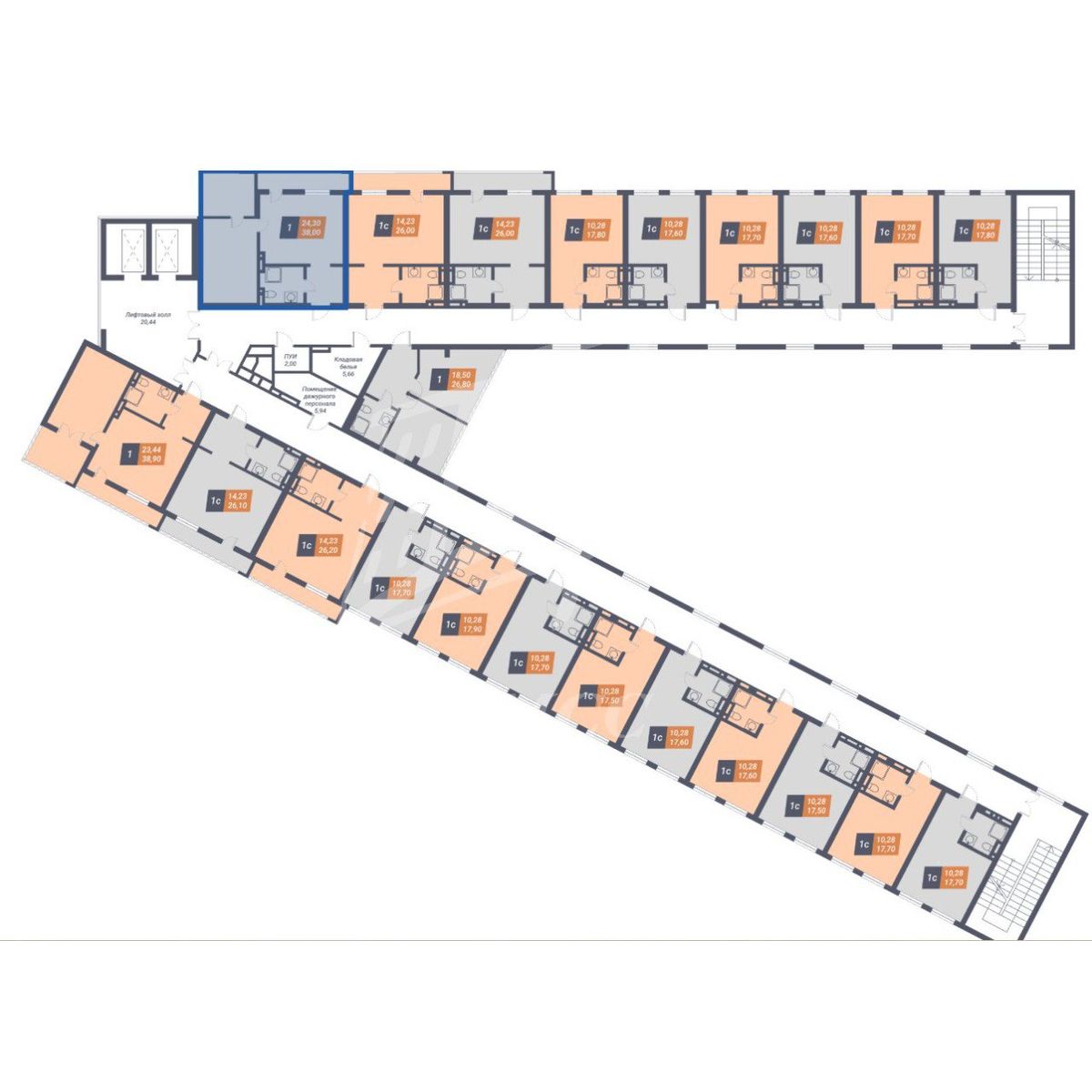 Варианты ремнота планировки 70 квартиры #12